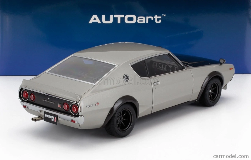 Autoart Nissan Skyline 2000 Gt-r (kpgc110) Vyladená verzia Coupe 1973 1:18 Strieborná čierna