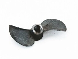 Závodní ocelový lodní šroub 2 listý, pravý, stoupání 36mm, 29,0mm/M4