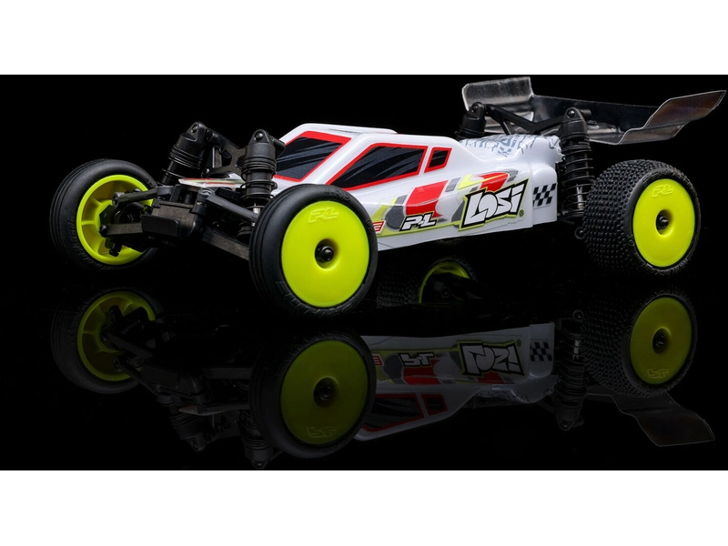 RC auto Losi Micro-B 1:24 RTR, strieborné