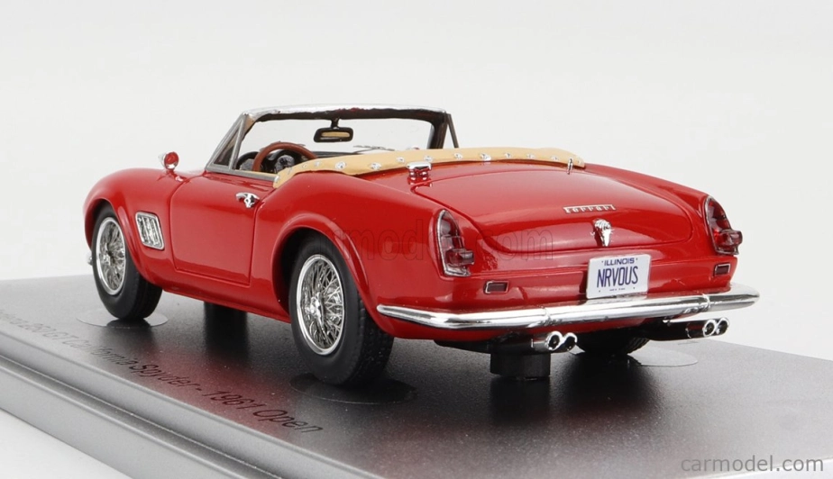 Kess-model Modena 250gt California Spider Otvorený 1961 Film 1:43 Červená