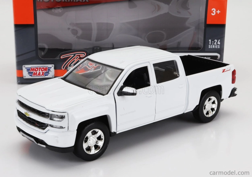 Motor-max Chevrolet Silverado 1500 Lt-z71 Crew Cab Pick-up 2017 1:27 Bílá