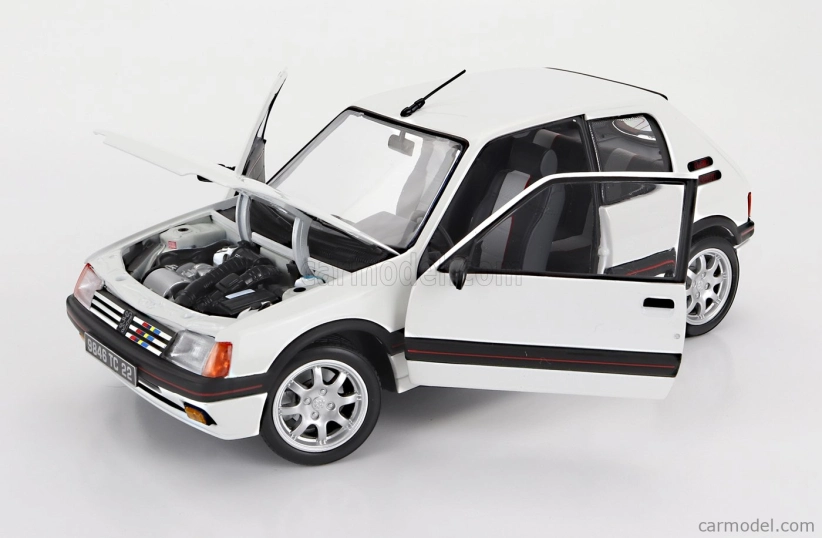 Norev Peugeot 205 Gti 1.9 1989 1:18 Biela