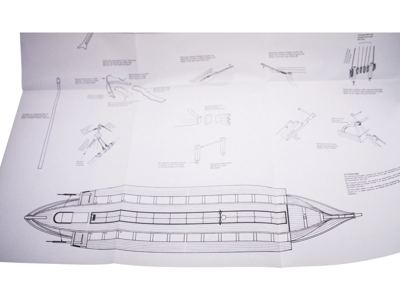 AMATI Grécka Bireme 1:35 kit