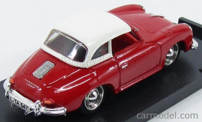Brumm Porsche 356 Hard Top 1952 1:43 Červená Bílá