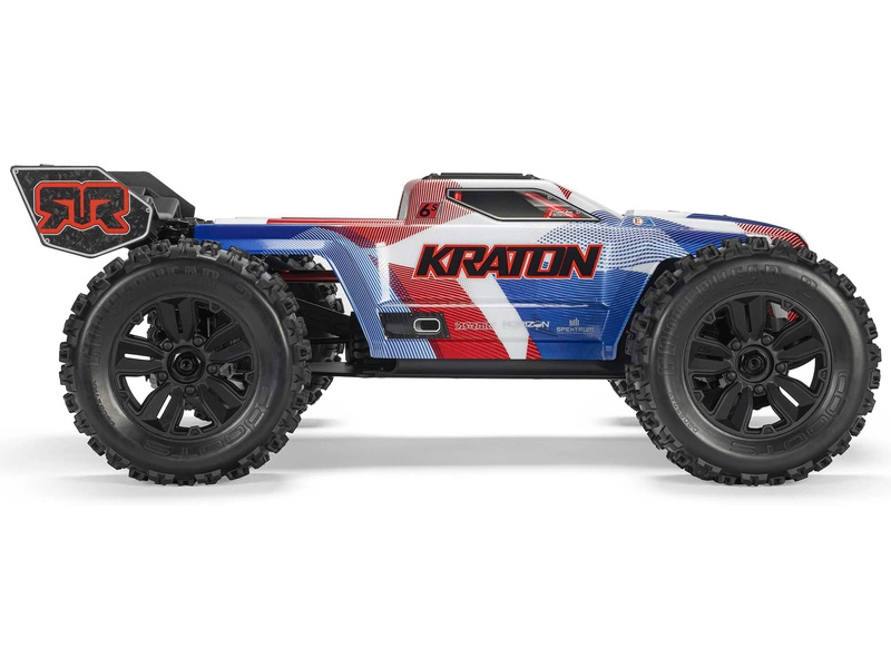 RC auto Arrma Kraton 6S V6 BLX 1:8 4WD RTR, modrá/růžová