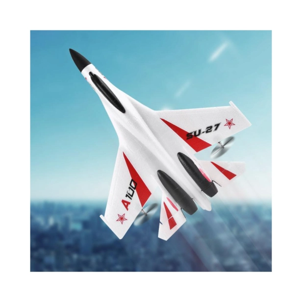 RC letadlo SU-27, bílá