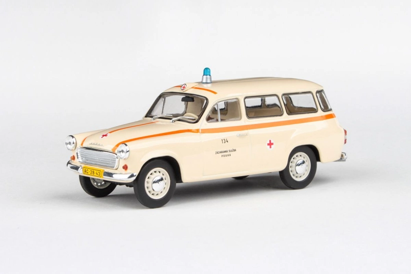 Abrex Škoda 1202 (1964) 1:43 – sanitka – ZS Praha 134