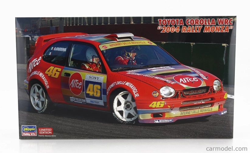 Hasegawa Toyota Corolla Wrc N 46 Rally Monza 2004 Valentino Rossi - C.cassina 1:24 /
