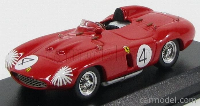 Umelecký model Ferrari 750 Monza Spider N 4 Tourist Trophy 1955 Castellotti - Taruffi 1:43 Red