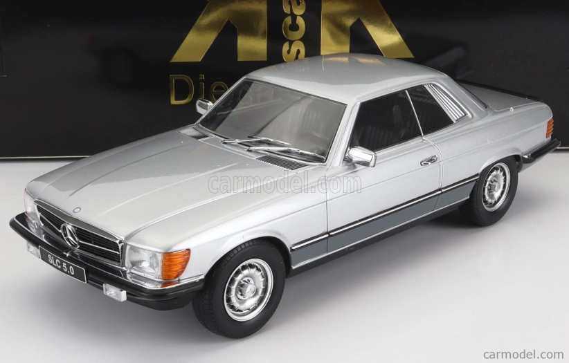 Kk-scale Mercedes benz Sl-class 450slc 5.0 Coupe (c107) 1980 1:18 Silver