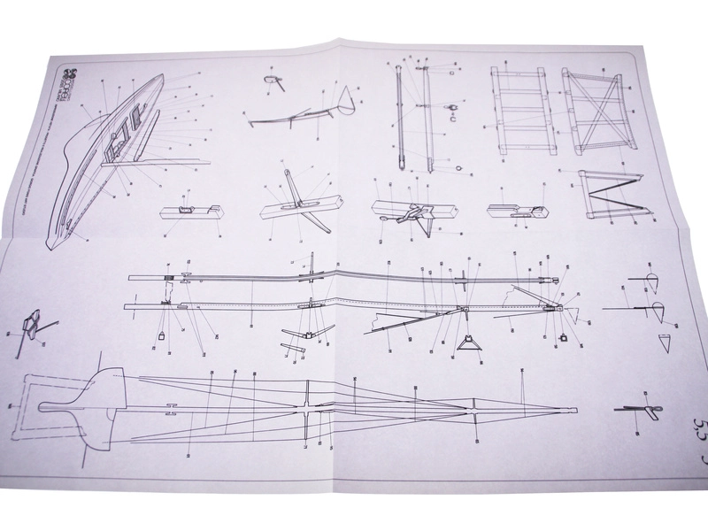 COREL S.I. 5.5m plachetnice 1:25 kit