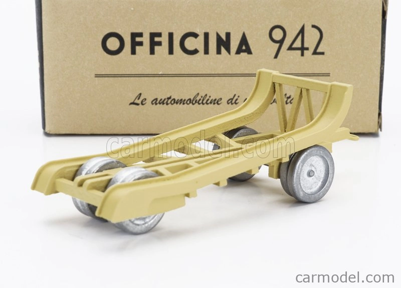 Officina-942 Trailer Rimorchio Viberti Trasporto Carro M13/m14 1942 1:76 Vojenský Písek