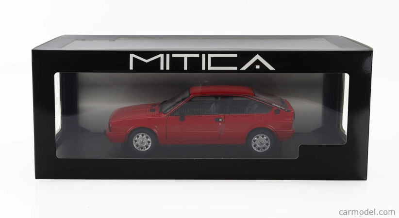Mitica-diecast Alfa romeo Alfa Romeo Sprint 1.5 Quadrifoglio Verde Grand-prix 1986 1:18 Rosso Alfa Red