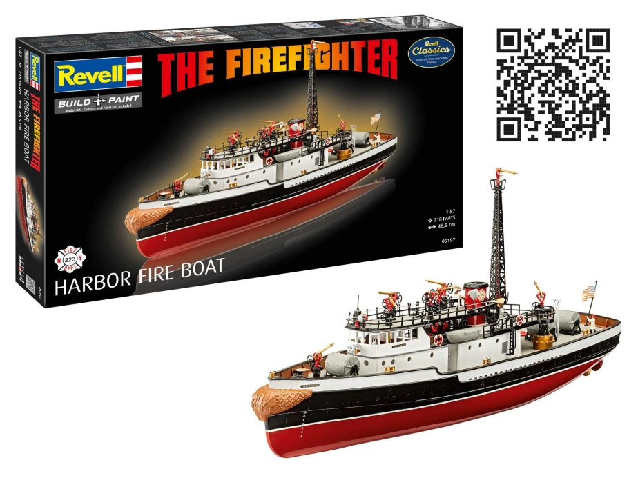 Plastic ModelKit loď 05197 - The Firefighter (1:87)
