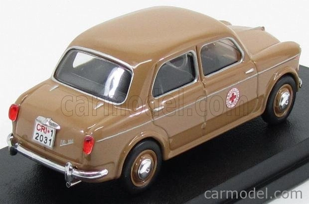 Rio-modely Fiat 1100/103 Croce Rossa Italiana C.r.i. Ambulanza 1956 1:43 Cream
