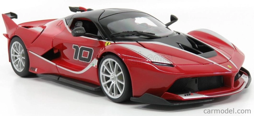 Bburago Ferrari FXX K 1:18 červená metalíza