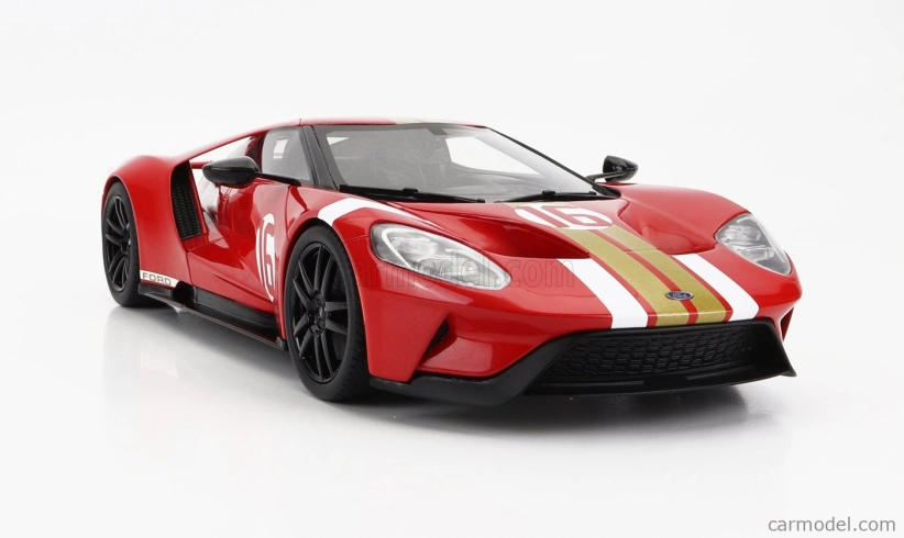Gt-spirit Ford usa Gt Heritage Edition N 16 Alan Mann 2022 1:18 Červená zlatá