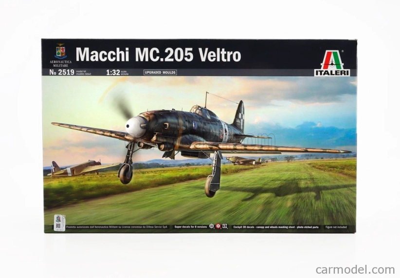 Italeri Macchi Mc205 Veltro Airplane Military 1942 1:32 /