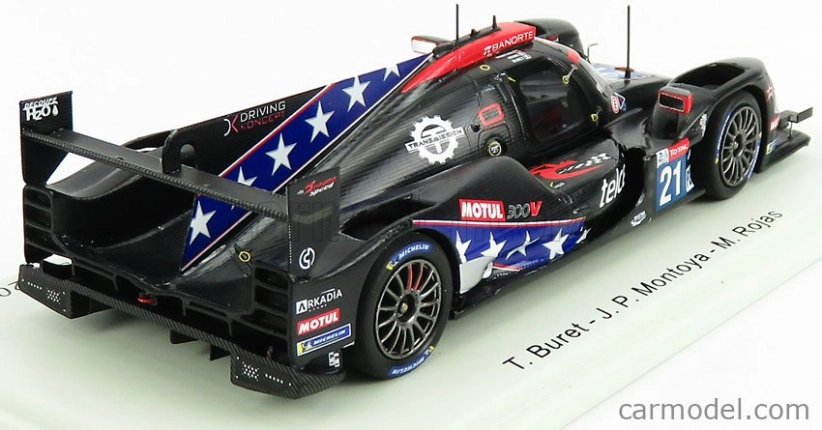 Spark-model Oreca 07 Gibson Team Dragonspeed Usa N 21 24h Le Mans 2020 T.buret - J.p.montoya - M.rojas 1:43 Black Blue