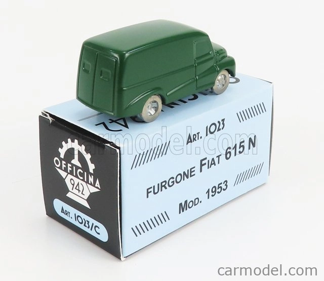 Officina-942 Fiat 615 Furgone - Dodávka - 1953 1:76 Zelená