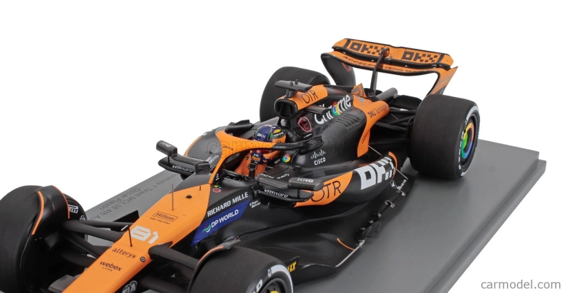 Spark-model Mclaren F1 Mcl38 Team Mclaren N 81 Sezóna 2024 Oscar Piastri 1:18 Oranžová čierna