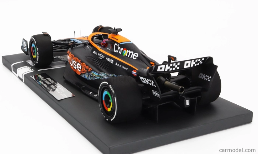 Minichamps Mclaren F1 Mcl36 Team Mclaren N 3 Abu Dhabi GP 2022 Daniel Ricciardo 1:18 Oranžová svetlo modrá