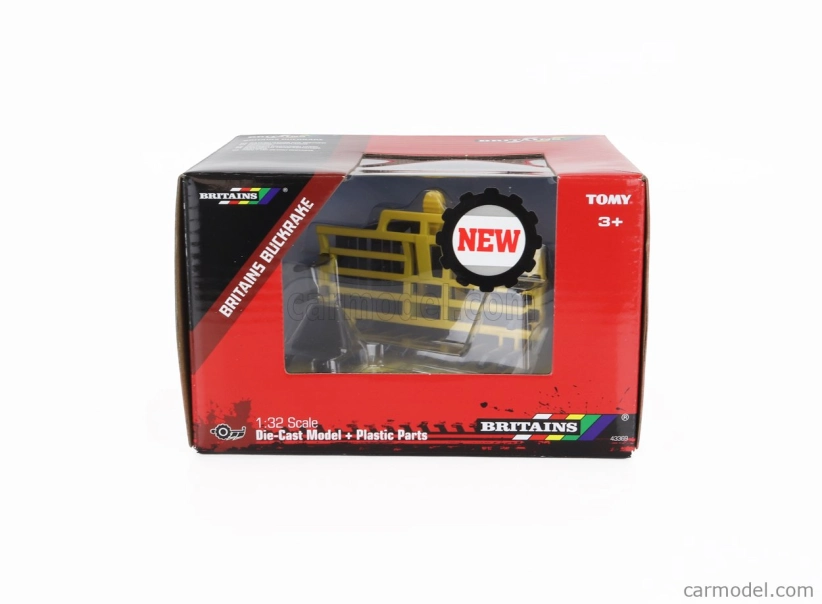 Britains Accessories Buckrake - Rastello Trasportatore 1:32 žlto-čierna