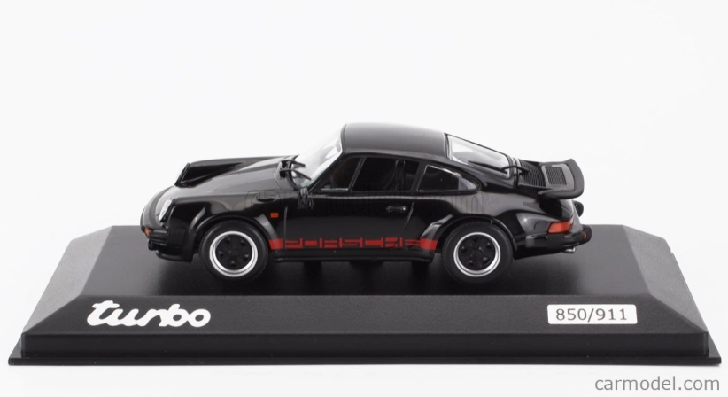 Minichamps Porsche 911 930 Turbo Coupe 1977 - 50 rokov Porsche Design 1:43 čierna