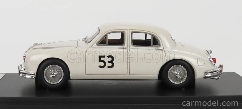 Modely v mierke Matrix Jaguar Mkii 3.4 Litre N 53 2nd Siverstone Annual International Trophy Meeting 1959 1:43 Biela