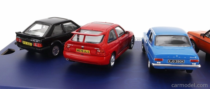 Vanguards Ford england Rs Collection Set 5x Escort Rs Cosworth 1993 - Mkiii Rs 1600i 1990 - Mkii Rs2000 1979 - Mkiv Rs Turbo 1990 - Mki Rs 1600 1976 1:43 Různé
