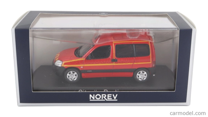 Norev Citroen Berlingo Sapeurs Pompiers 2004 1:43 Červeno-žltá