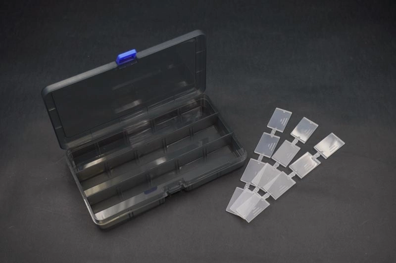 Box na díly 177x102x25 mm (15 přihrádek, vyjímatelné přepážky)