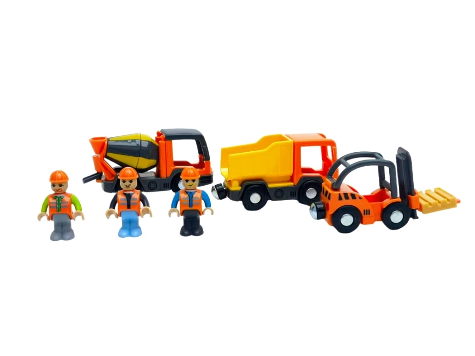 2Kids Toys Sada stavebních vozidel s figurkami
