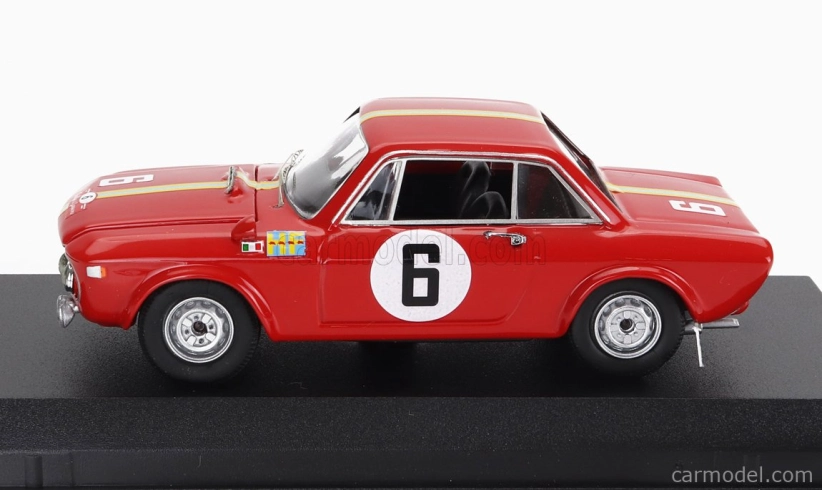 Najlepší model Lancia Fulvia 1.3 Coupe Hf N 6 Winner Rally Sanremo 1969 H.kallstrom - G.haggbon 1:43 Red