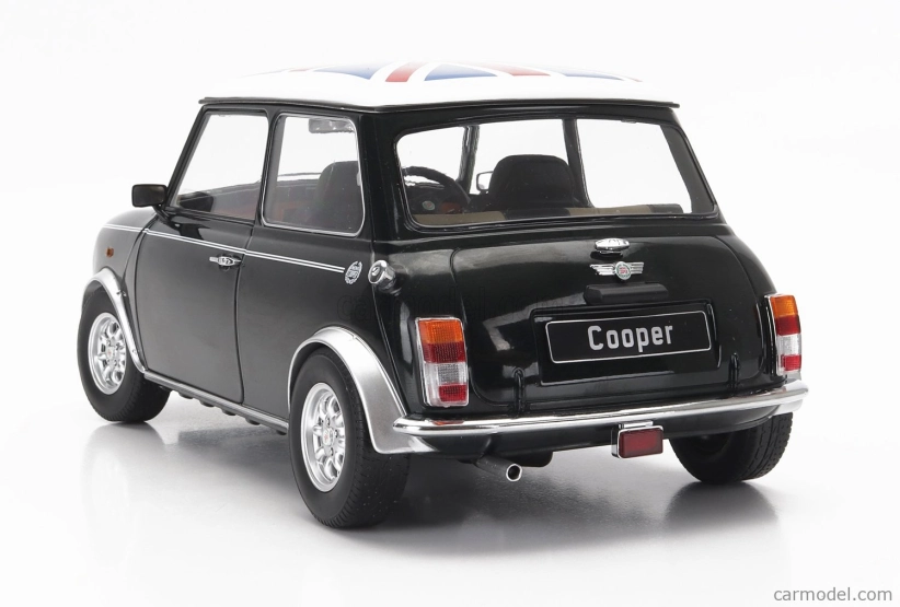 Mini Cooper Rhd 1992 s Union Jack 1:12 zelená biela