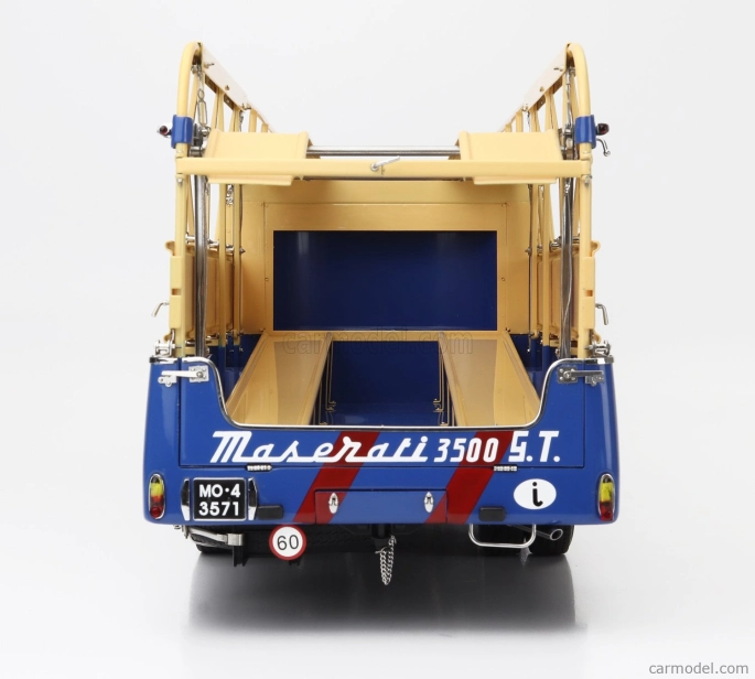 Cmc Fiat 642rn2 Nákladné auto Bartoletti Maserati Car Transporter 1957 1:18 Modrá žltá