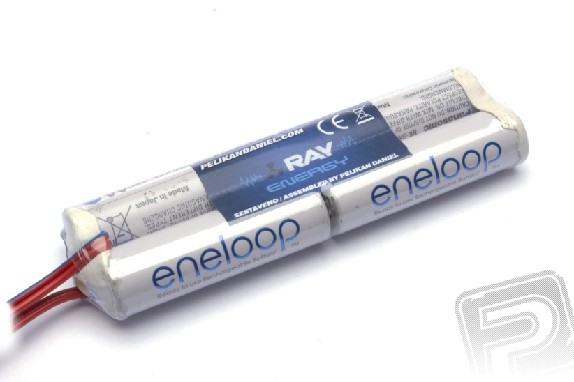 4.8V 2000AA Sanyo ENELOOP TX-RL 4-článková vysoká. T8FB