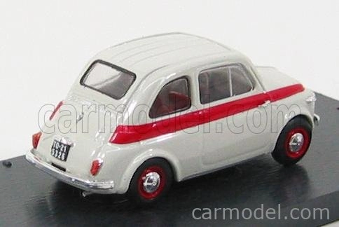 Brumm Fiat 500 Nuova Sport Tetto Metallico - Kovová strecha 1957 1:43 svetlosivá