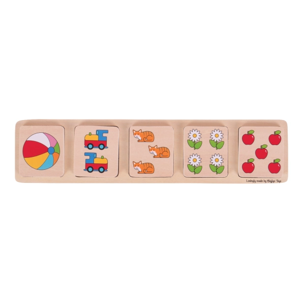 Bigjigs Toys Vkladacie počítacie puzzle