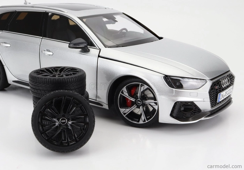 Nzg Audi A4 Rs4 Avant Sw Station Wagon 2020 1:18 Strieborná