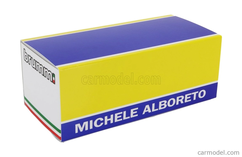 Brumm Ferrari F1 126c4 N 27 Winner Belgium Gp 1984 Michele Alboreto - S figúrkou vodiča 1:43 Červená čierna