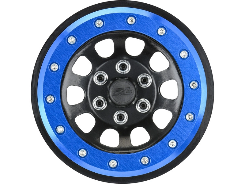 Pro-Line Disc 2,9" 1:6 Steelies s dvojitým posunom, modrá/čierna: SCX6