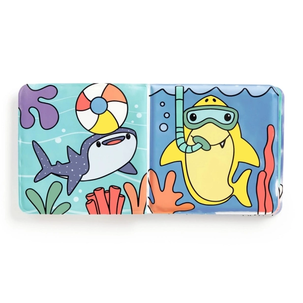 Mudpuppy Shark Splash Kúpacia kniha
