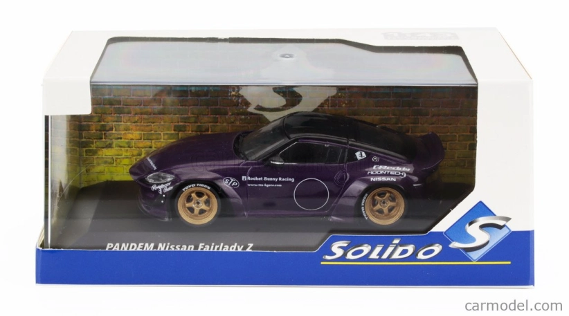 Solido Nissan 400z Coupe Rocket Bunny 2022 1:43 Purple