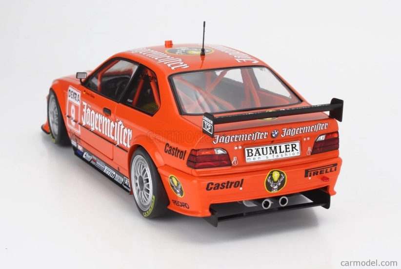 Werk83 BMW 3-series Coupe (e36) Jagermeister Team Linder N 9 Dtm Season 1993 Armin Hahne 1:18 Orange