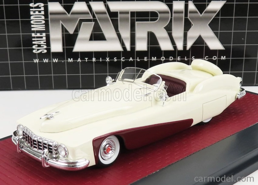 Matrix scale models Mercury Templeton Saturn Bob Hope Special 1948 1:43 Bílá Červená