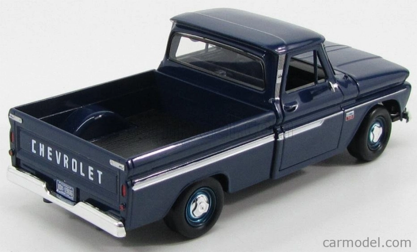 Motor-max Chevrolet C-10 Fleetside Pick-up 1966 1:24 Modrá