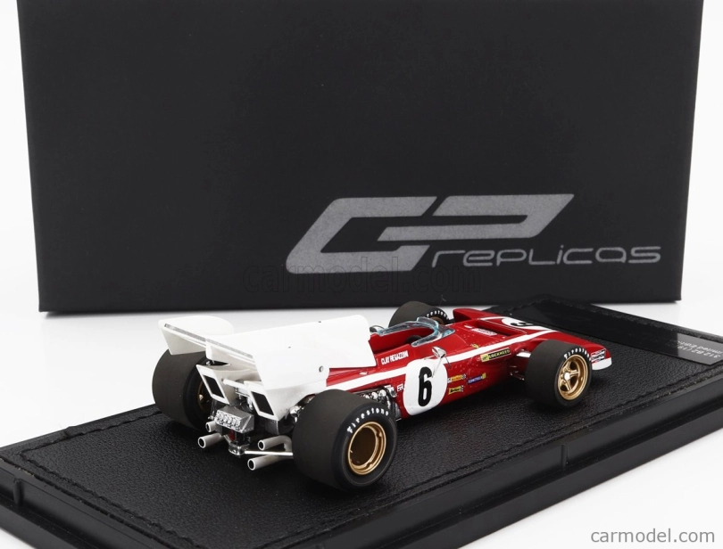 Gp-repliky Ferrari F1 312b2 Scuderia Ferrari N 6 12th South Africa Gp 1972 Clay Regazzoni 1:43 Red