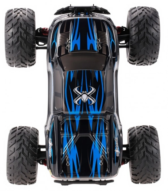 RC auto X9115 Challenger monster inovovaná verzia, modrá + náhradná batéria