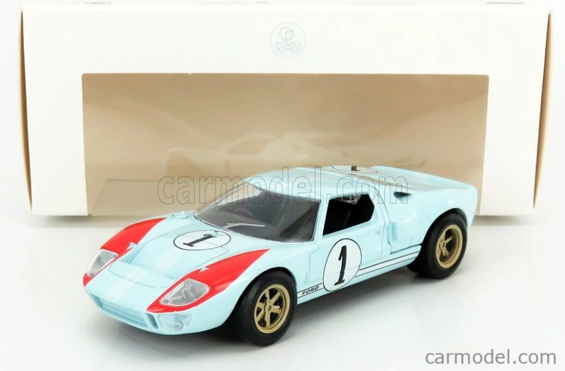 Norev Ford usa Gt40 Mkii 7.0l V8 Team Shelby American Inc. N 1 2nd (but Really Winner) 24h Le Mans 1966 K.miles - D.hulme 1:43 Světle Modrá